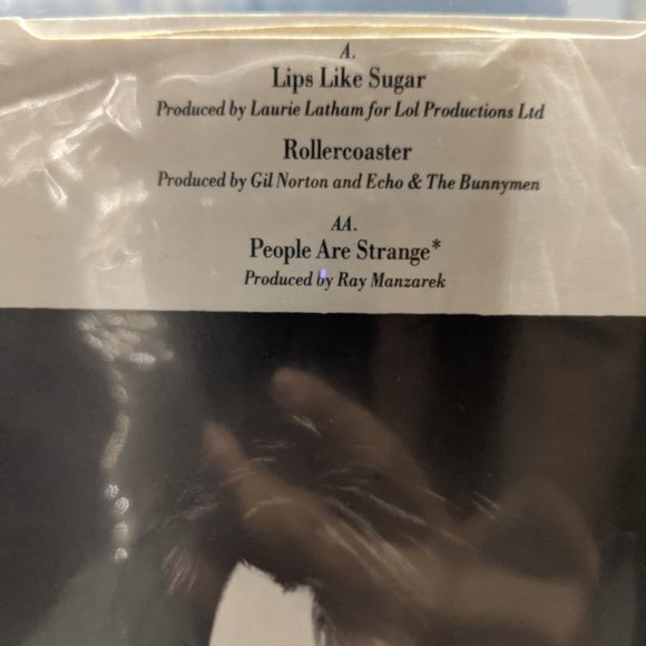 Accessories Echo The Bunnymen Lips Like Sugar 12 45 Rpm Poshmark